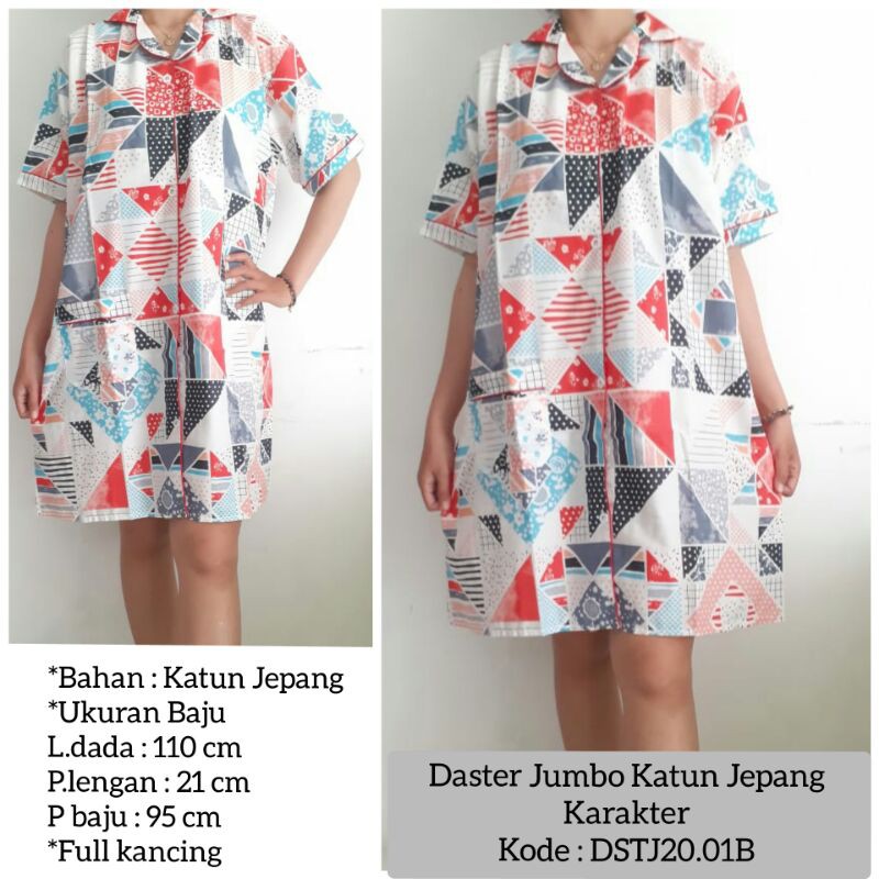 Daster Jumbo Katun Jepang Murah