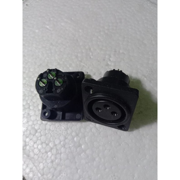 Soket Canon PVC kaki lurus