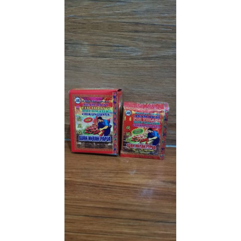 

JAMU SEDUH BUAH MERAH PAPUA "ASAM URAT PEGAL LINU MINGGAT
