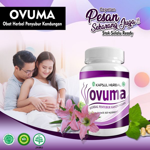 OVUMA Obat Cepat Hamil - Obat Penyubur - Herbal Penyubur Alami - Penyubur Kandungan - OVUMA Asli