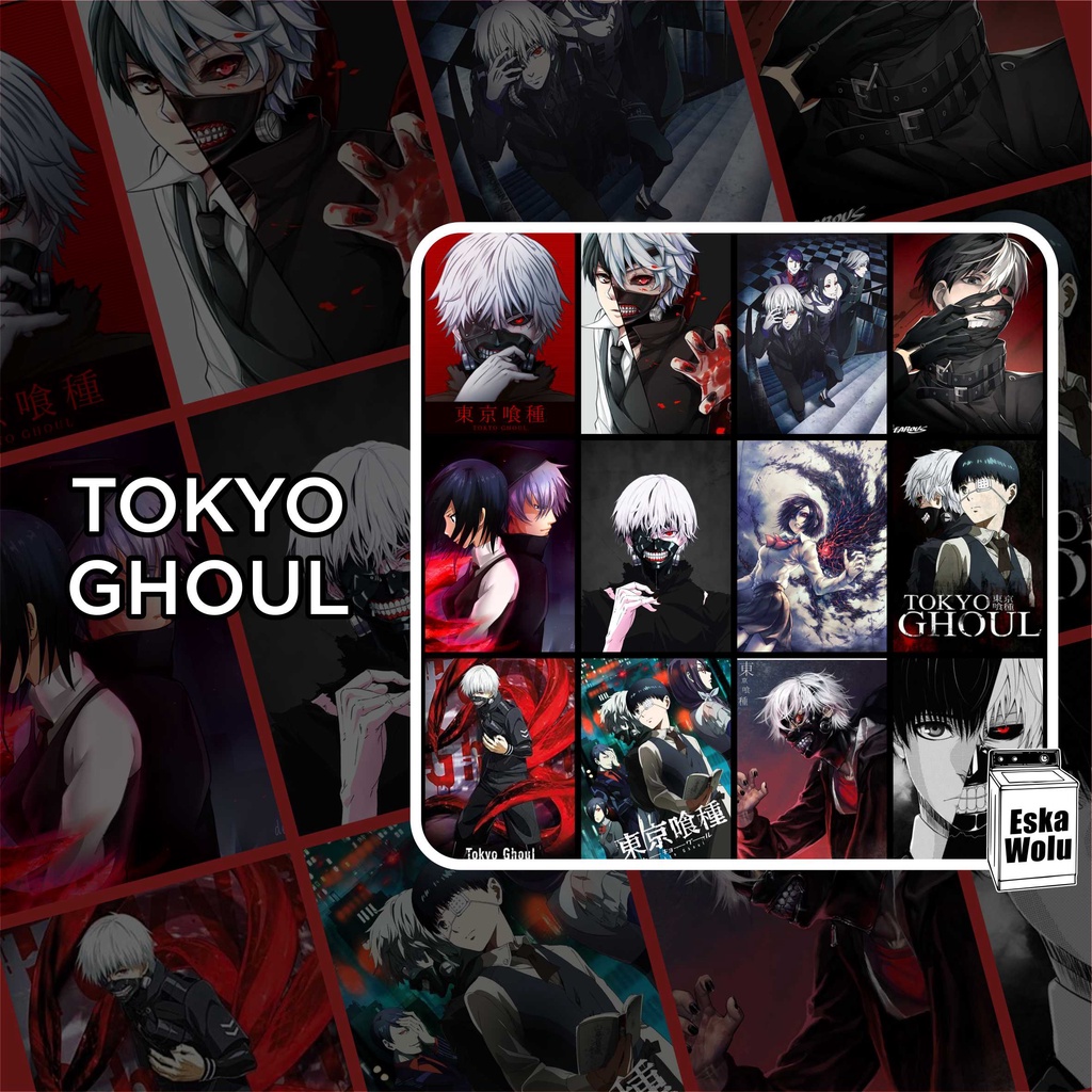 [PAKET POSTER DINDING ISI 10pcs] ANIME ATTACK ON TITAN, HAIKYU, TOKYO REVENGERS, KIMETSU NO YAIBA-TOKYO GHOUL