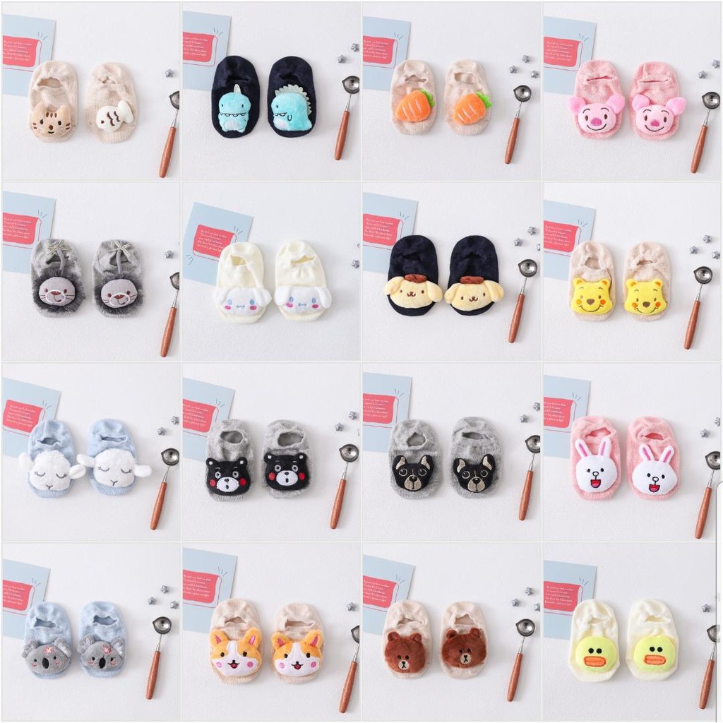 Kaos Kaki Prewalker Boneka 3D Timbul Super Cute CBKS VC