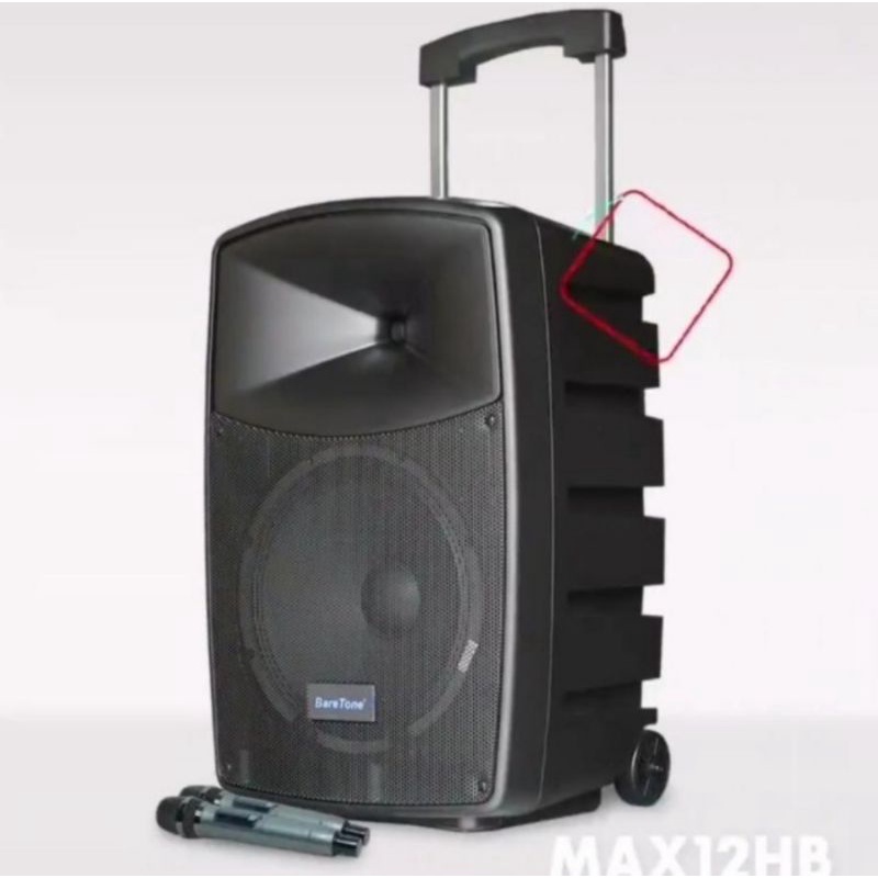 speaker Portable Wireless meeting BARETONE 12 HB 12inch original