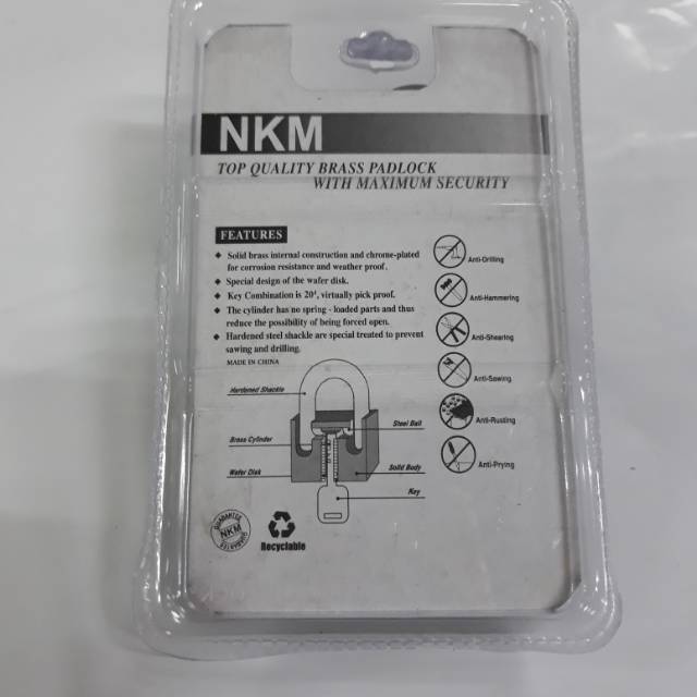 Gembok Serbaguna Professional Lock 30 mm Pendek