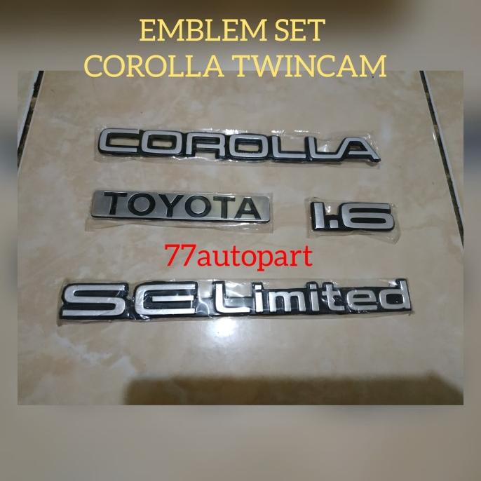 Emblem corolla twincam set