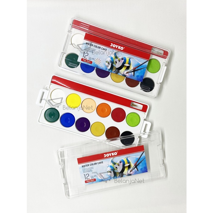

Menakjubkan Water Color Cake / Cat Air Titi Wc-Cake-12 Warna / Colors Murah