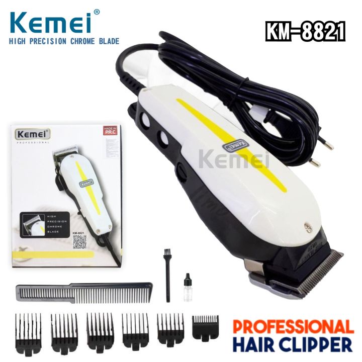 Mesin Cukur Rambut Listrik Original Kemei KM-8821 / Alat Cukur Rambut Elektrik Kemei KM8821