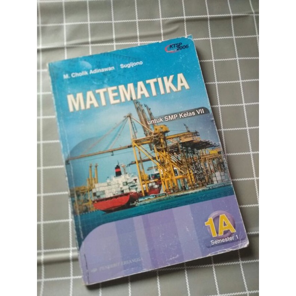 buku bekas matematika smp kelas 7 erlangga