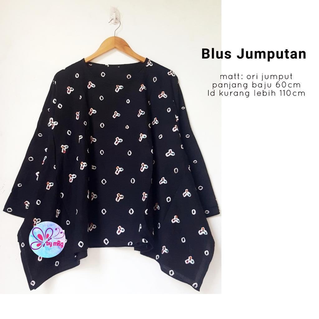 Blus jumputan ori jumput handmade