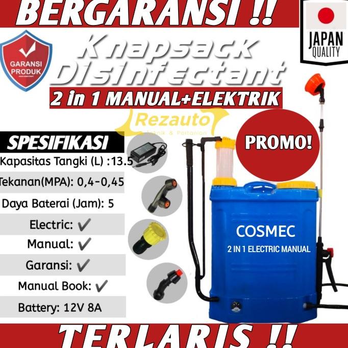 Alat Semprot Sprayer Elektrik+Manual 20 Liter Disinfektan dan Tanaman termurah