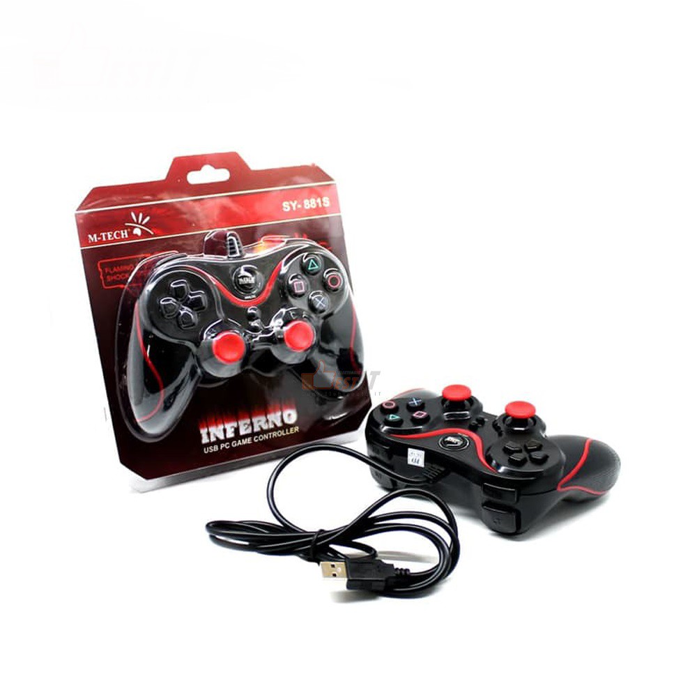 ITSTORE M-TECH SINGLE INFERNO SY881S JOYSTICK PC USB GAMEPAD mtech CONTROLLERS single inferno