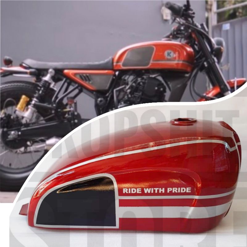 Tangki japstyle triumph scorpio megapro gl tiger thunder byson