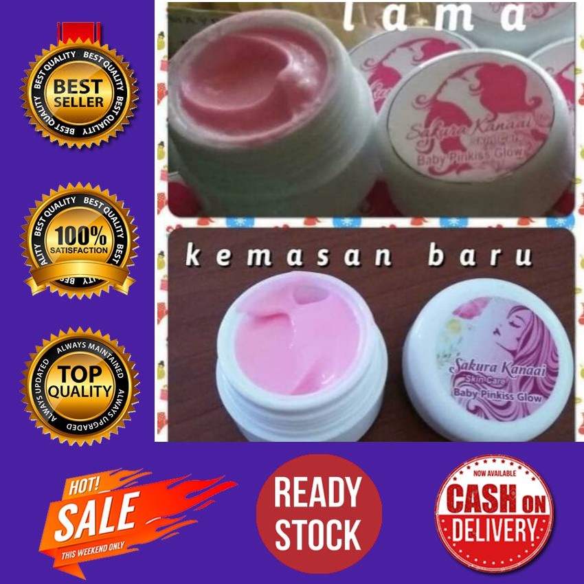 Baby Pink Sakura Kanaai Cream / Krim Baby Pink Sakura Kanaai