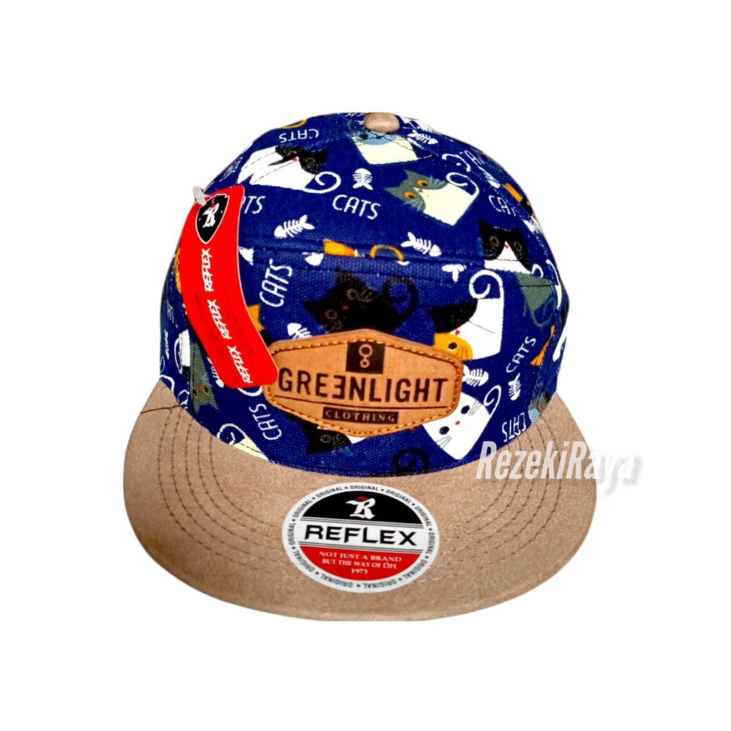 Topi Snapback GREENLIGHT Topi Laki Laki CATS TERBARU