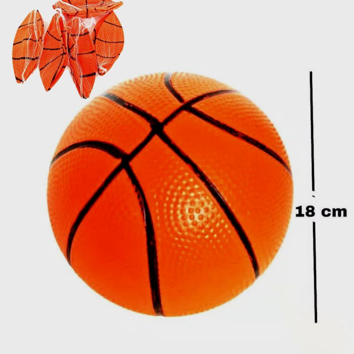 Mainan Bola Basket Karet Anak Tanpa Ring