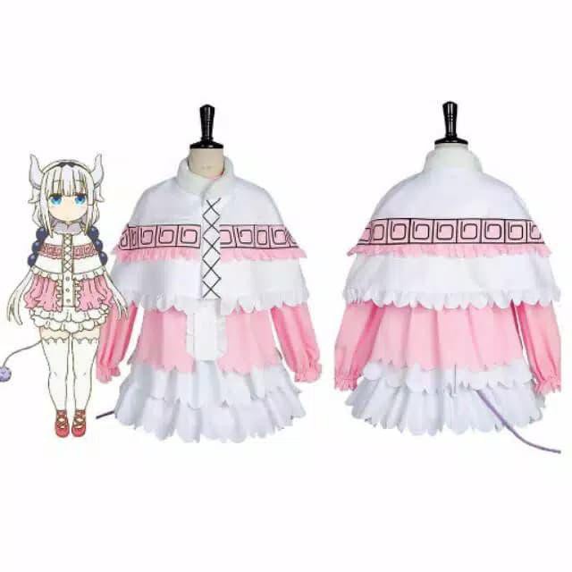 Rahma | kanna kamui fullset costume kostum cosplay maid dragon Kekinian Terlaris