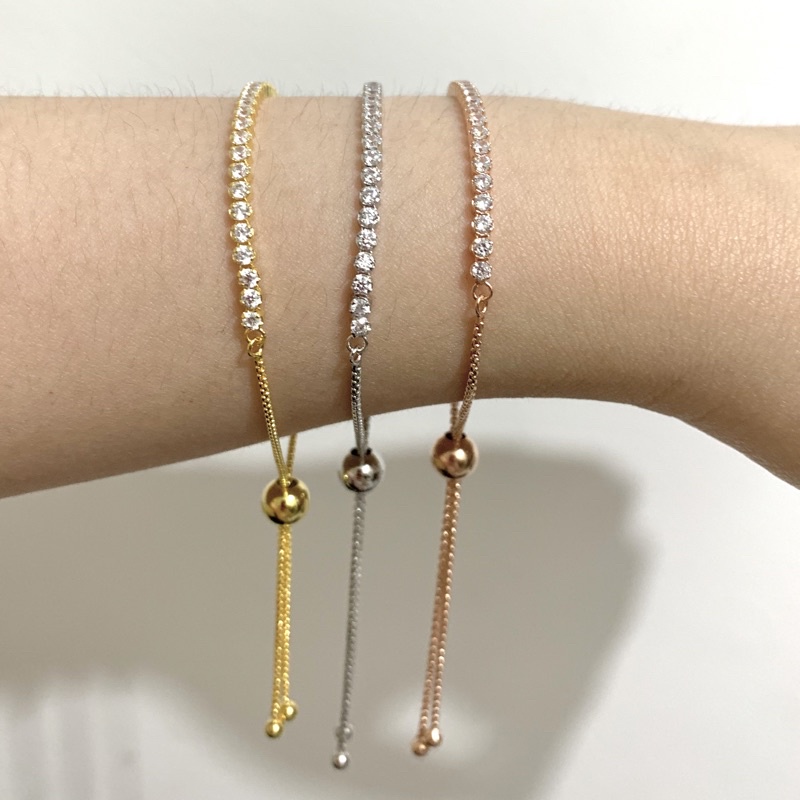 Pandora Tennis Slider Bracelet - gelang wanita