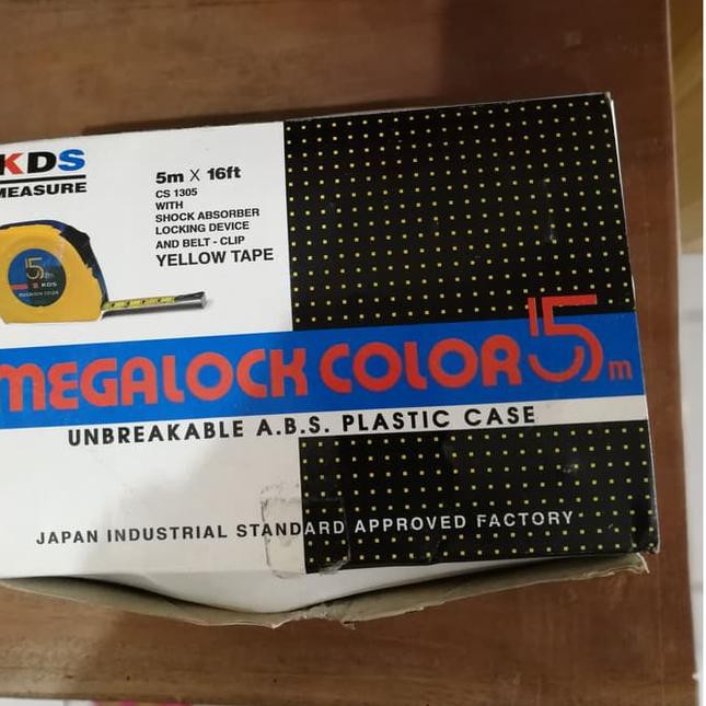 ➵ KDS Meteran KDS Megalock 5 M 5 Meter Meteran 5MX16FT ❁