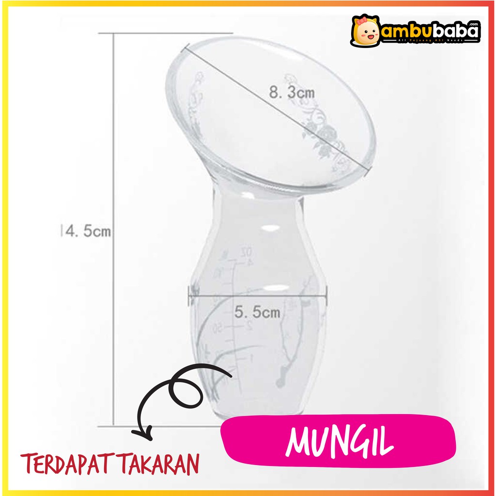 Silicone Breast Pump Pompa ASI Manual Milk Saver Collector Penampung ASI