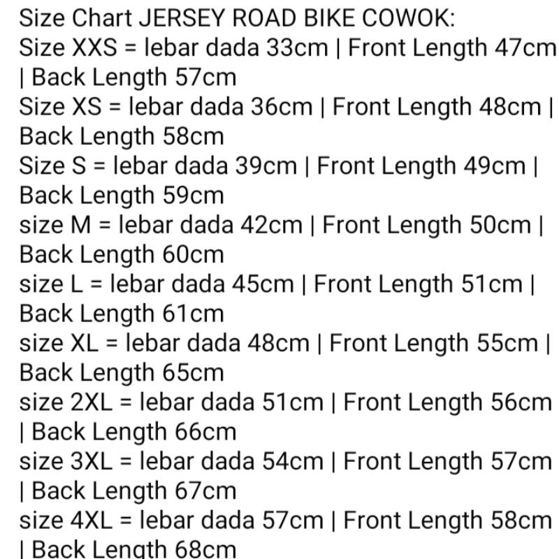 road bike length