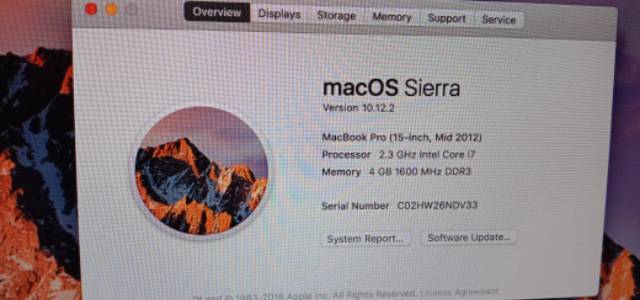 OBRAL..MACBOOK PRO 15 IN 2012 ..RAM 8GB ..HDD 500..CORE I7 ..MULUSS