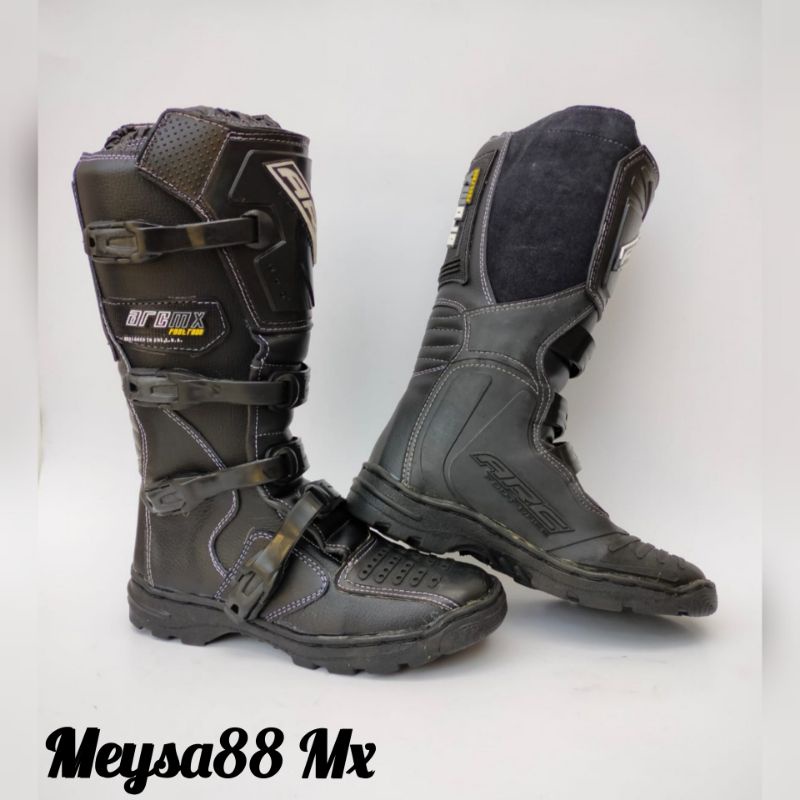 Sepatu Cross ARC MX Bahan Kulit Asli