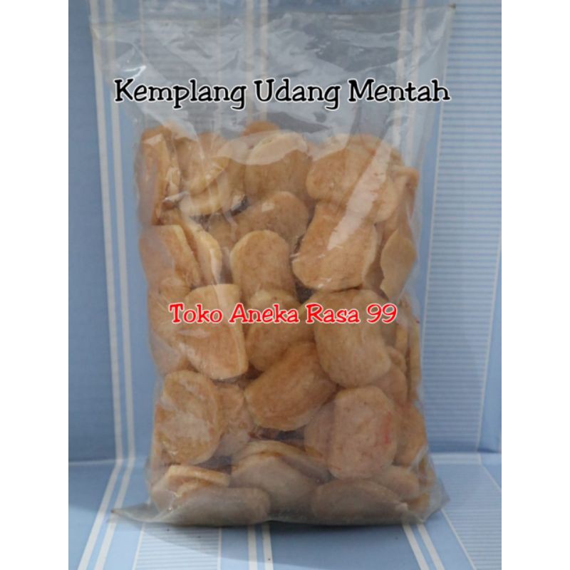 

kerupuk/kempelang udang mentah Bangka 1 kg