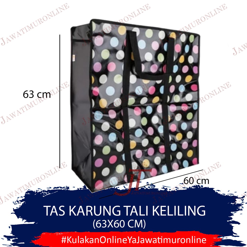 Tas Karung XXL Tali Keliling 63x60 cm / Tas Karung Jumbo