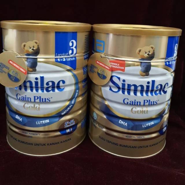 1.8KG SUSU SIMILAC GOLD STEP 3 GAIN PLUS ABBOTT MLY