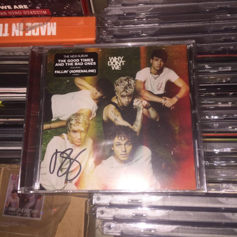 Cd why don't we the good times and the bad ones signed daniel | why dont we album