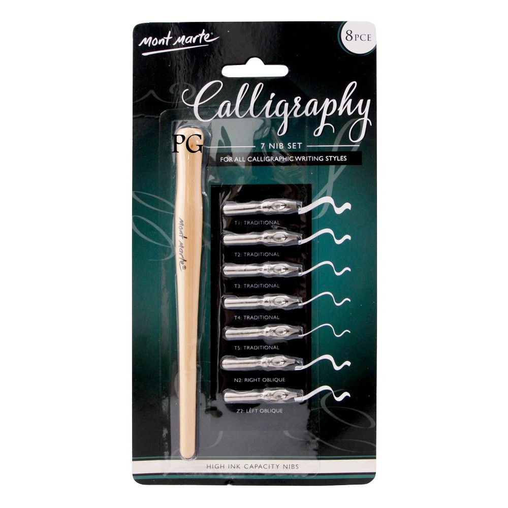 

Mont Marte Calligraphy Set 7 Pena / Pena Kaligrafi Tradisional