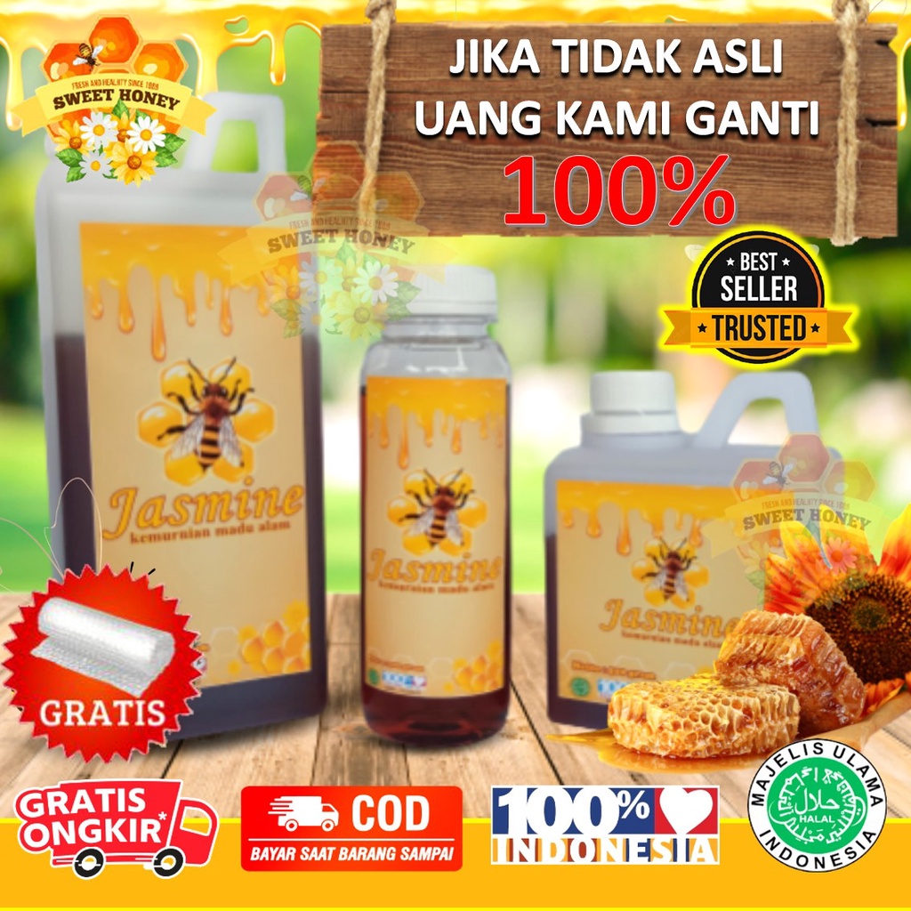 

Madu Murni Asli - Jasmine Sumbawa Nusantara 1kg (Manis) Natural Raw Honey