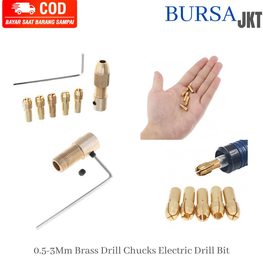 KEPALA MESIN BOR TUNER GRINDER FOREDOM CHUCK SET 7 PC