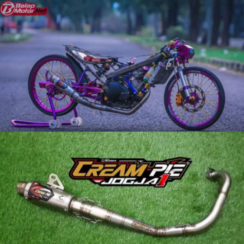 Knalpot Creampie CP3 Mx King Mx Old FFA Original Racing Jogja