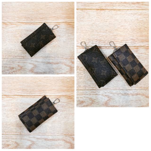 dompet stnk / gantungan kunci mobil dan motor motif LV