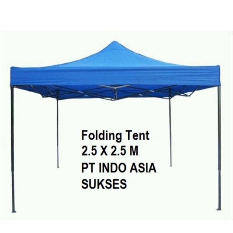 tenda lipat 2.5x2.5 besi kokoh