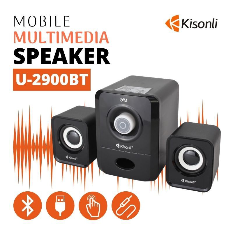 Speaker Kisonli U-2900BT Bluetooth Laptop/Komputer U2900BT