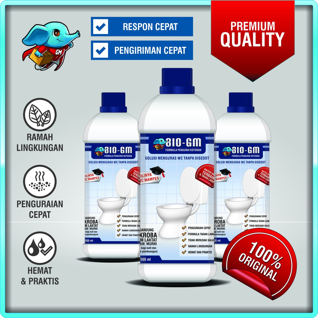 OBAT WC MAMPET/ BIO GM AHLINYA WC MAMPET/ WC MAMPET/ 500ml ORGANIK AMAN