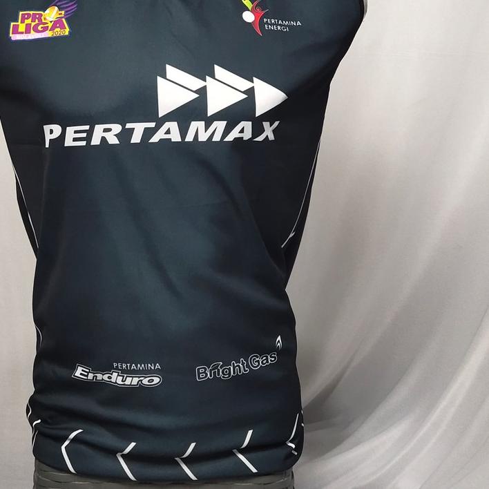 ➣ jersey voli printing kaos voly proliga baju jpe jakarta pertamina ✲