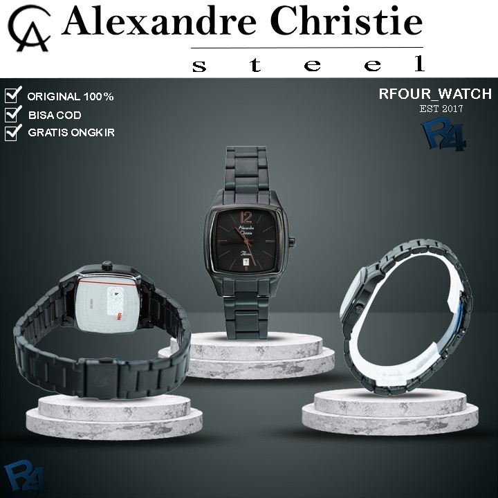 Jam Tangan Wanita Alexandre Christie Original Terbaru Jam Alexander Christie 2454 Perempuan Alexande
