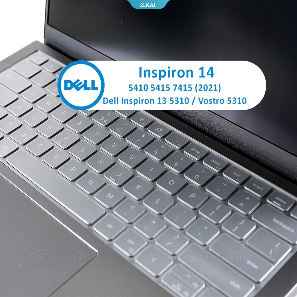 Stiker Pelindung Keyboard Laptop Dell Inspiron 14 5410 5415 7415 2021 14 &quot;Dell Inspiron 13 5310 Vostro 5310 Bahan Silikon Tahan Debu