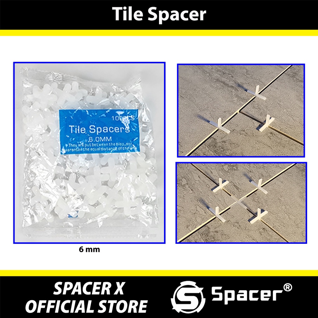 Tile Spacer 6 mm Nat Keramik Alat Pemberi Jarak Nat Kramik Granit