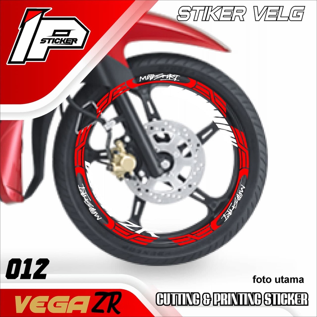 (COD) CUTTING STICKER VELG VEGA ZR - CUTTING VELG MOTOR VEGA ZR.12