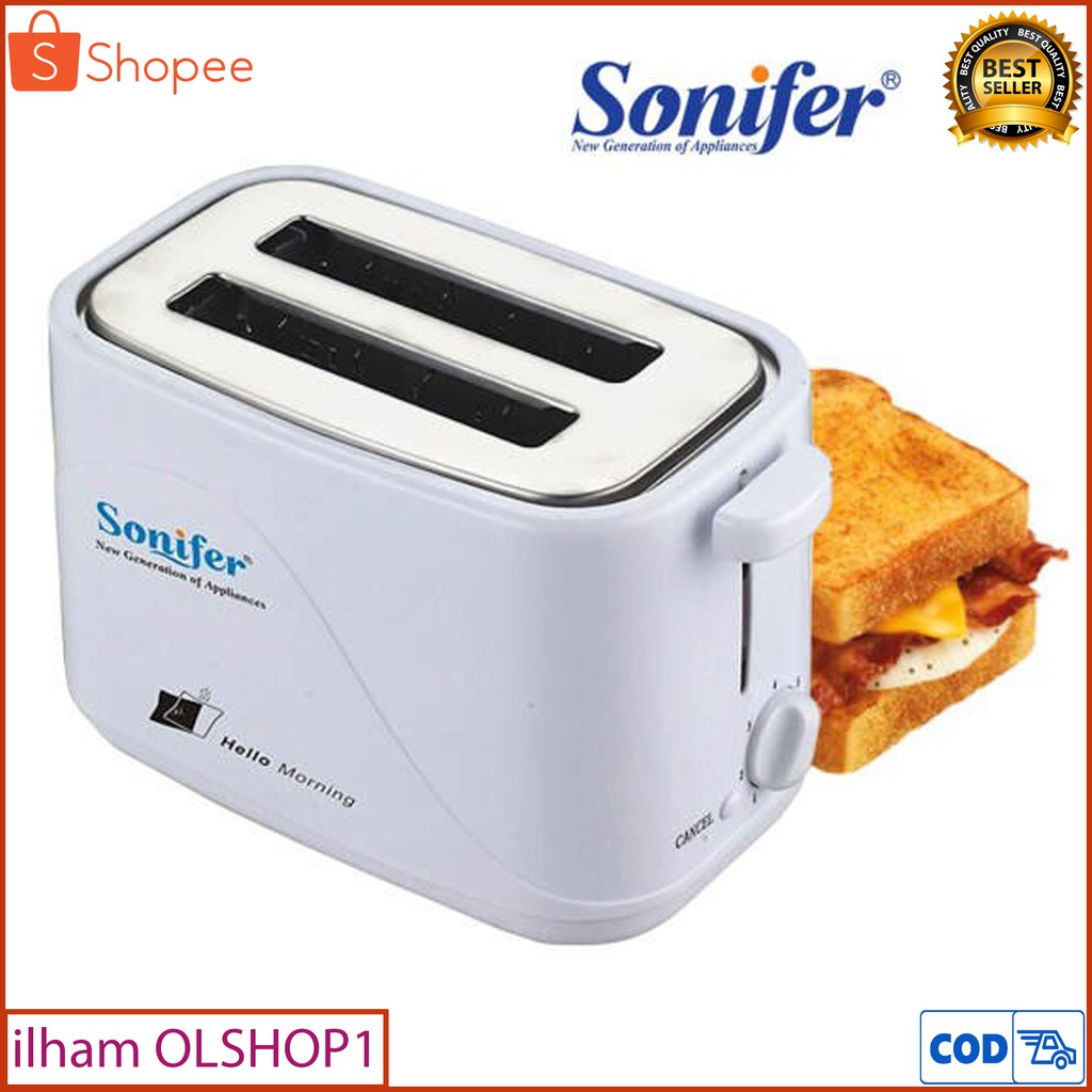 Sonifer Toaster SF-6005 Alat Pemanggang Roti Listrik