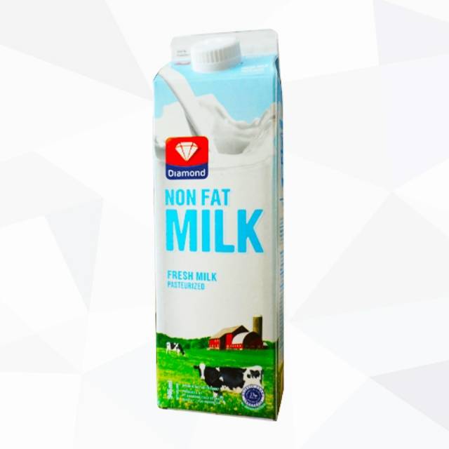 Jual Susu Diamond Fresh Milk Non Fat Liter Shopee Indonesia