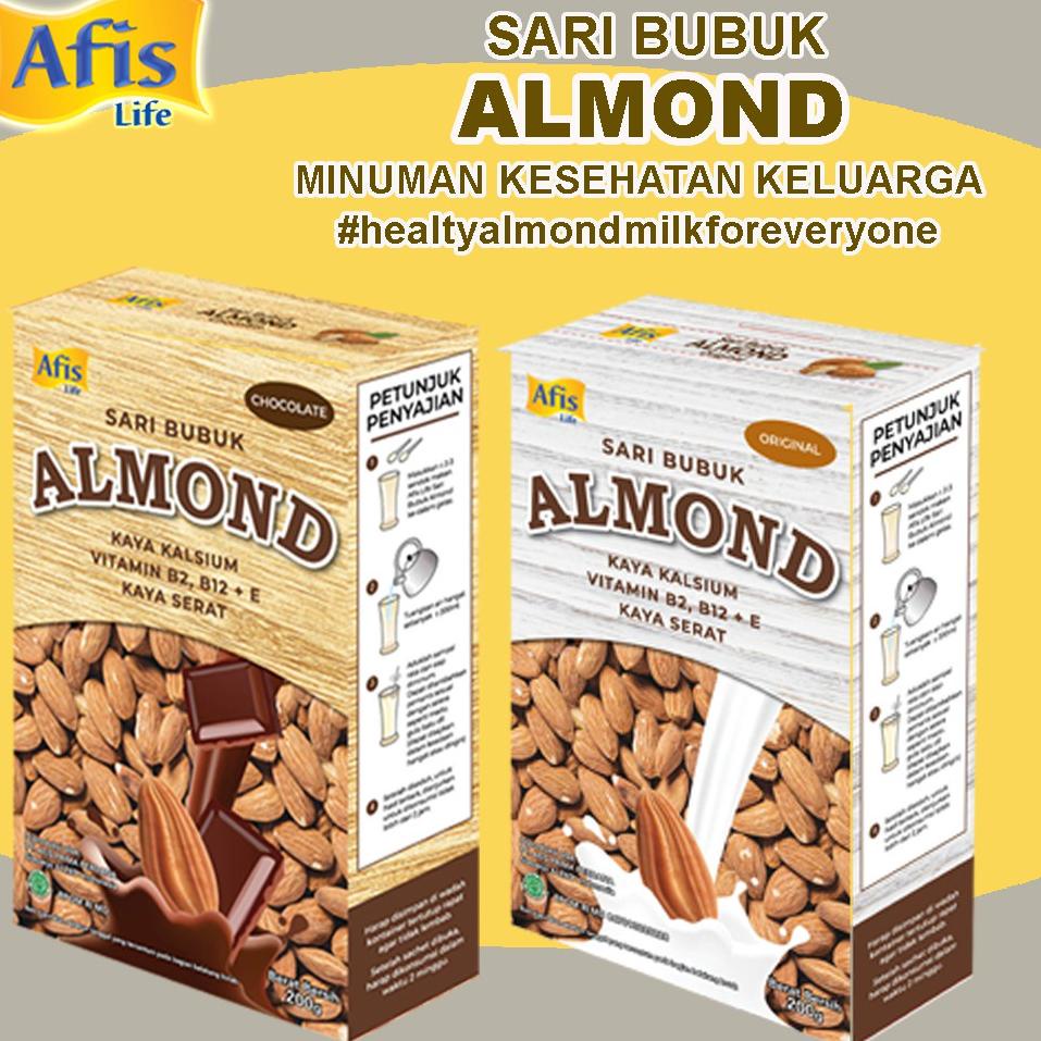 

(PROMO RZK78) Afis Susu Almond Sari Bubuk Almond Plus Madu Untuk Anak Dan Dewasa-BELLA SHOP ✸