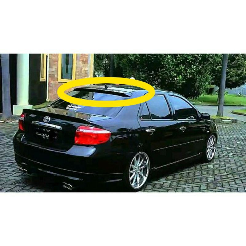 Spoiler Vios 2004 2011 roof spoiler gen1 gen2