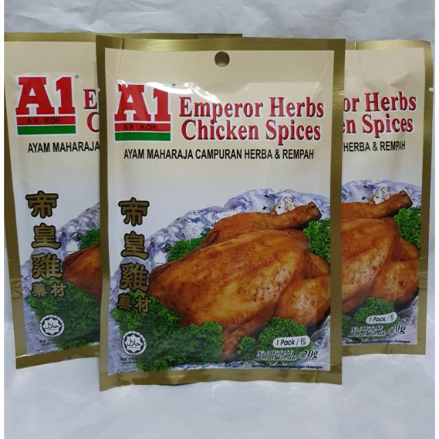 

A1 EMPEROR HERBS CHICKEN SPICES / A1 AYAM TIMAH