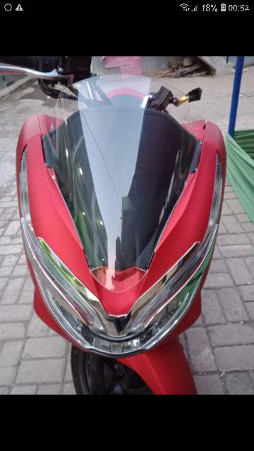 windshield/visor Honda PCX standard local/kaca depan PCX standard local 3mm