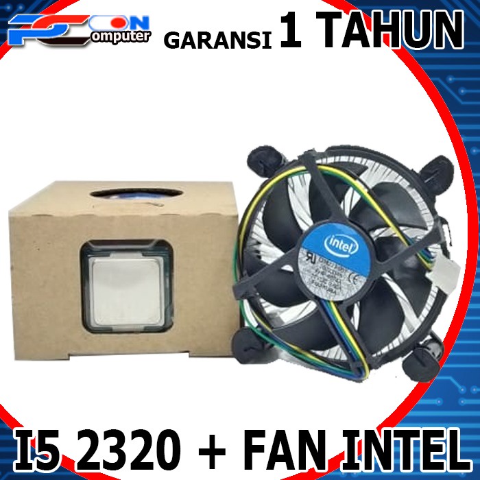 Processor PC Komputer Core I5 2320 3.30Mhz soket LGA 1155 dan FAN